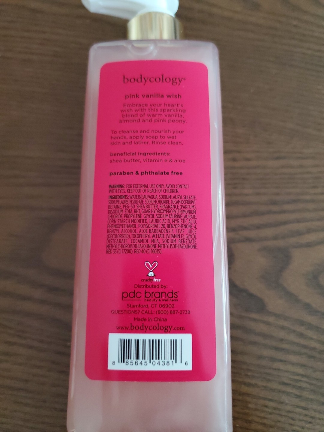 Pink Vanilla Wish By Bodycology 10 Oz