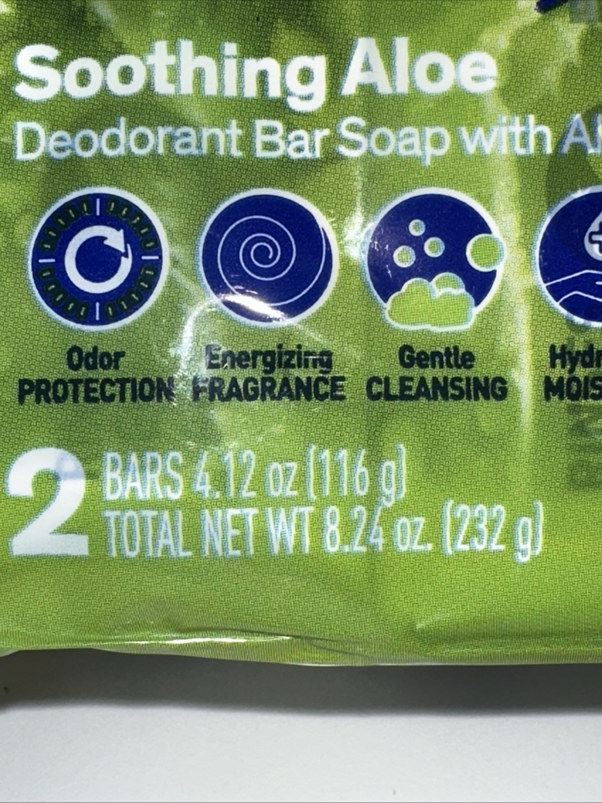 PACK OF 6 packages–Zest SOOTHING ALOE BAR SOAP 12 BARS TOTAL–Free Shipping