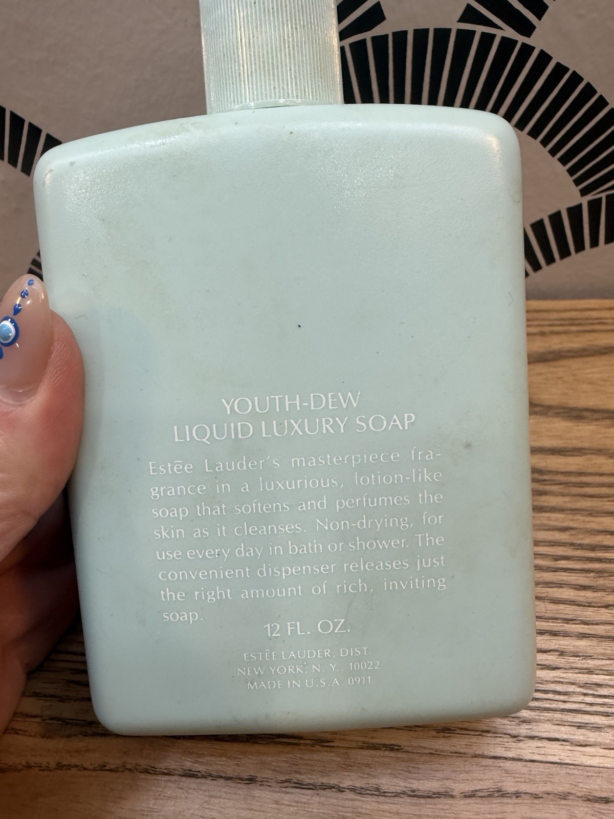 Vintage Estee Launder Youth-Dew Liquid Luxury Soap 10oz 80% Full – Rare!
