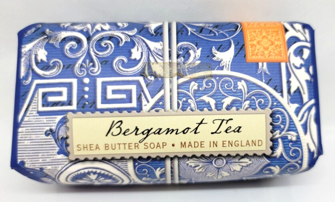 Michel Design WorksARTISANAL Soap BERGAMOT TEA 7.3 Oz England NO SILVER LOGO CAP