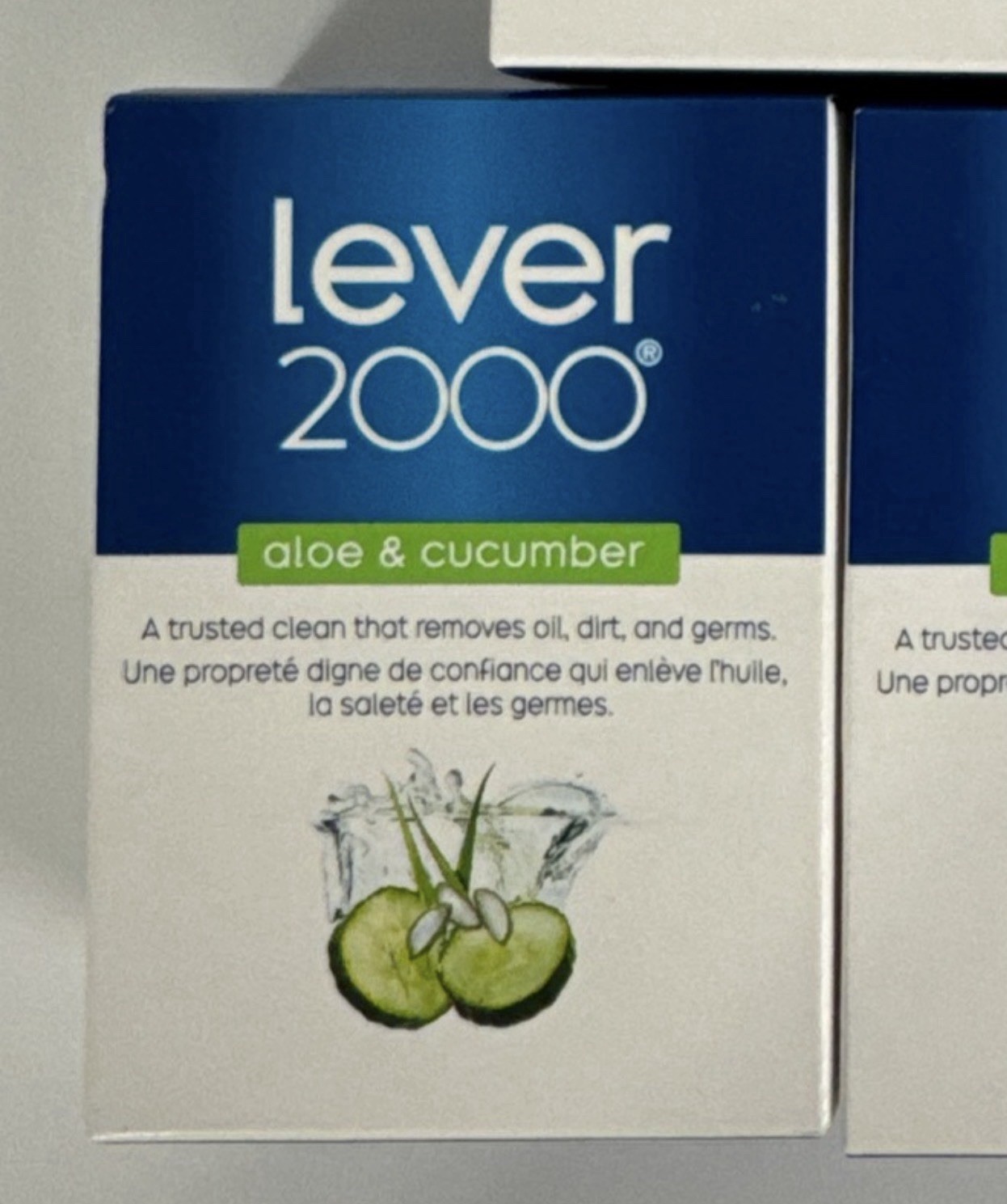Lever 2000 Aloe & Cucumber Bar Soap 3.75oz Lot of 5 Bars NEW UNOPENED