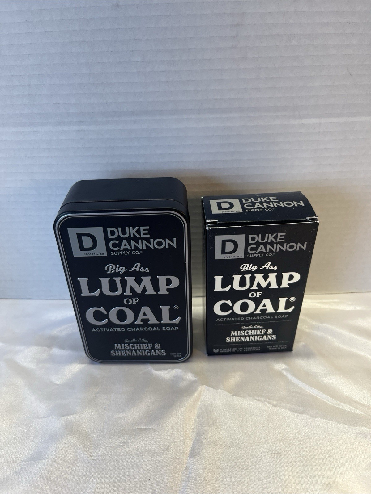 Duke Cannon Big Ass Lump Of Coal Soap for Men 10oz Activated Charcoal Soap Bar