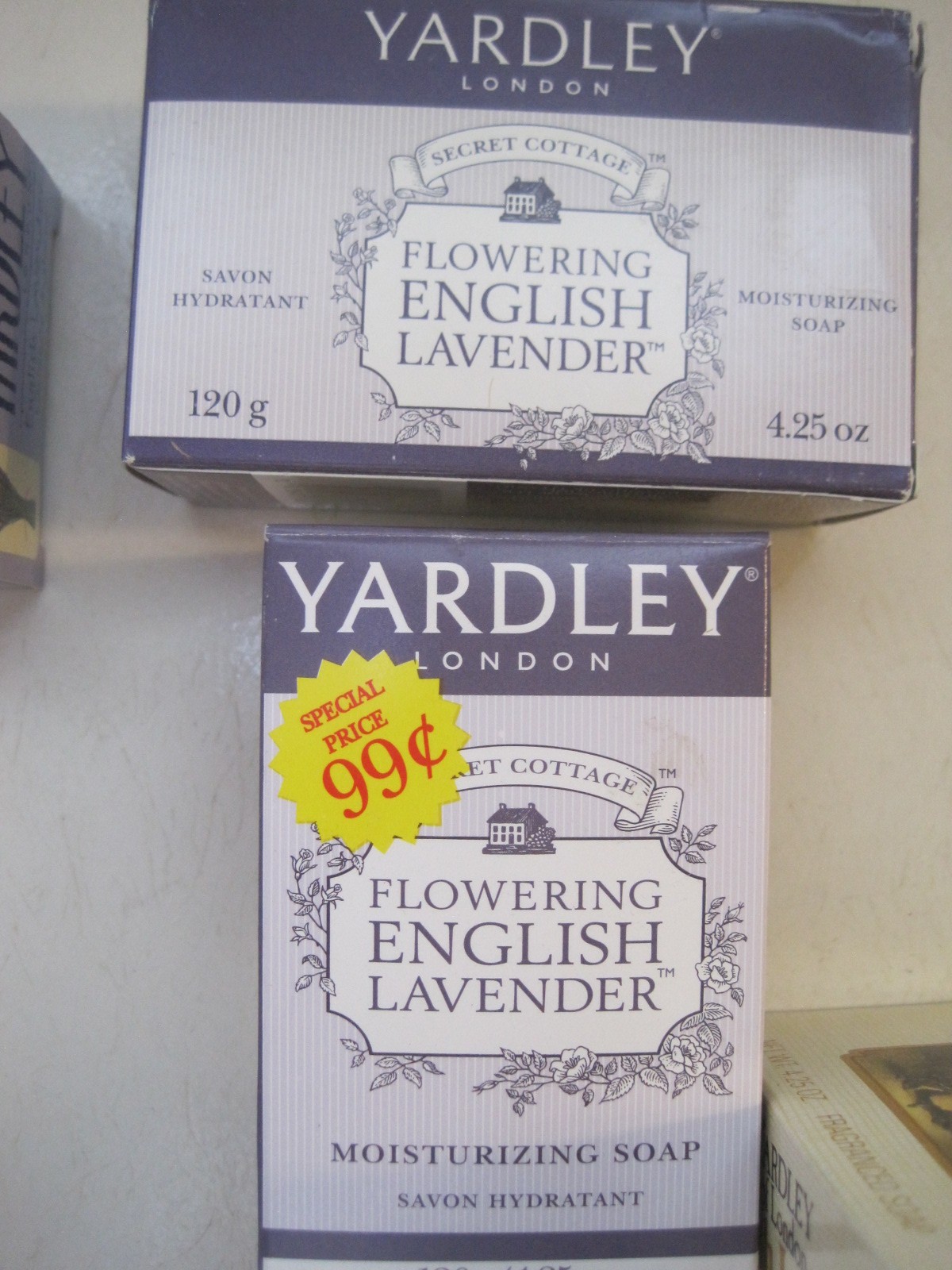 Lot of 8 Yardley Bar Soaps English Lavender NOS 4.25 OZ. Each Standard Size