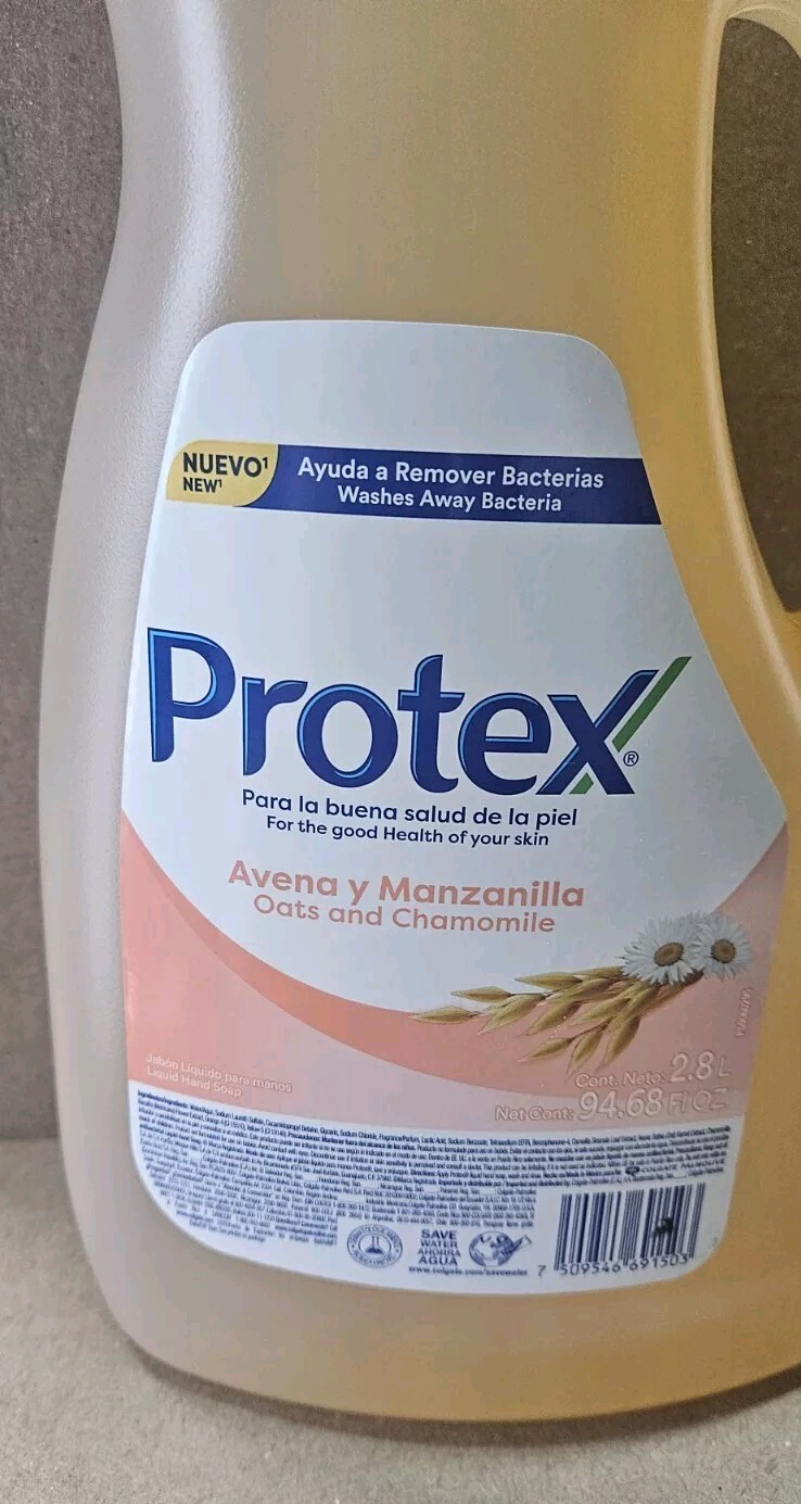 1 Gallon Of PROTEX Liquid Hands Wash Oats Chamomile & flaxseedoil