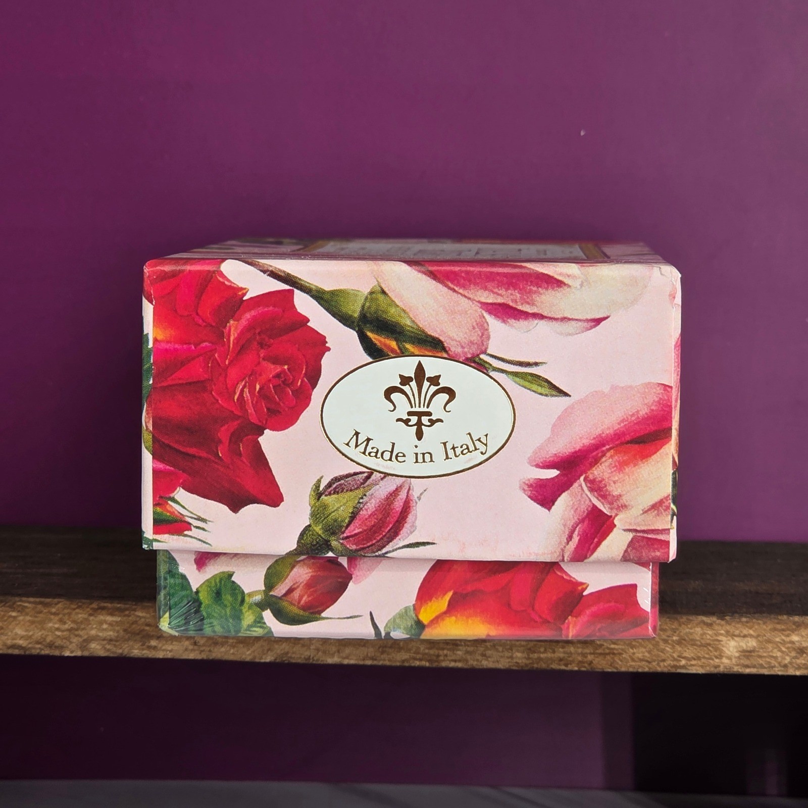 Saponificio Artigianale Fiorentino Italian Rose Soap 10.5oz Handmade Italy New