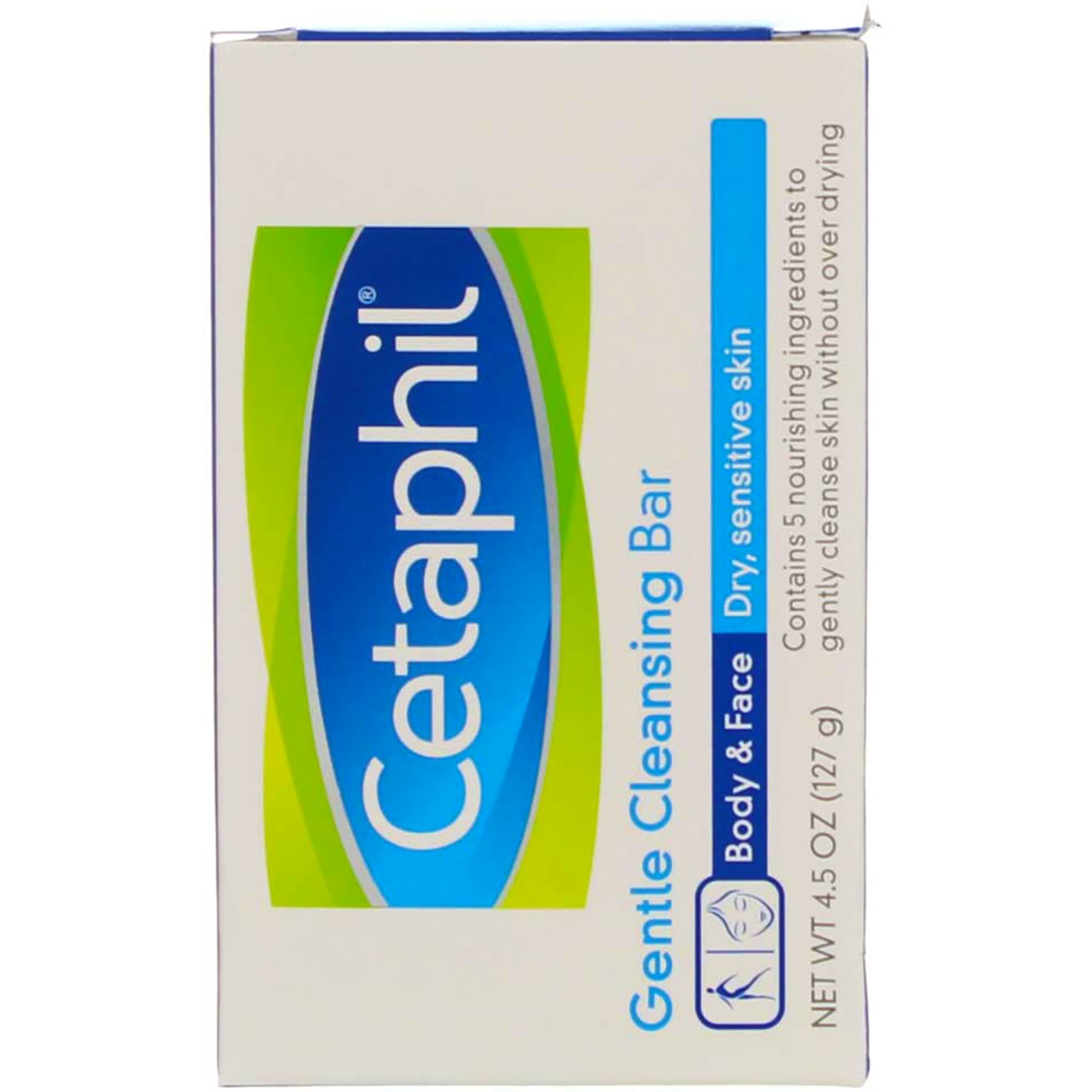 2 Pack Cetaphil Gentle Cleansing Bar, 4.5 oz