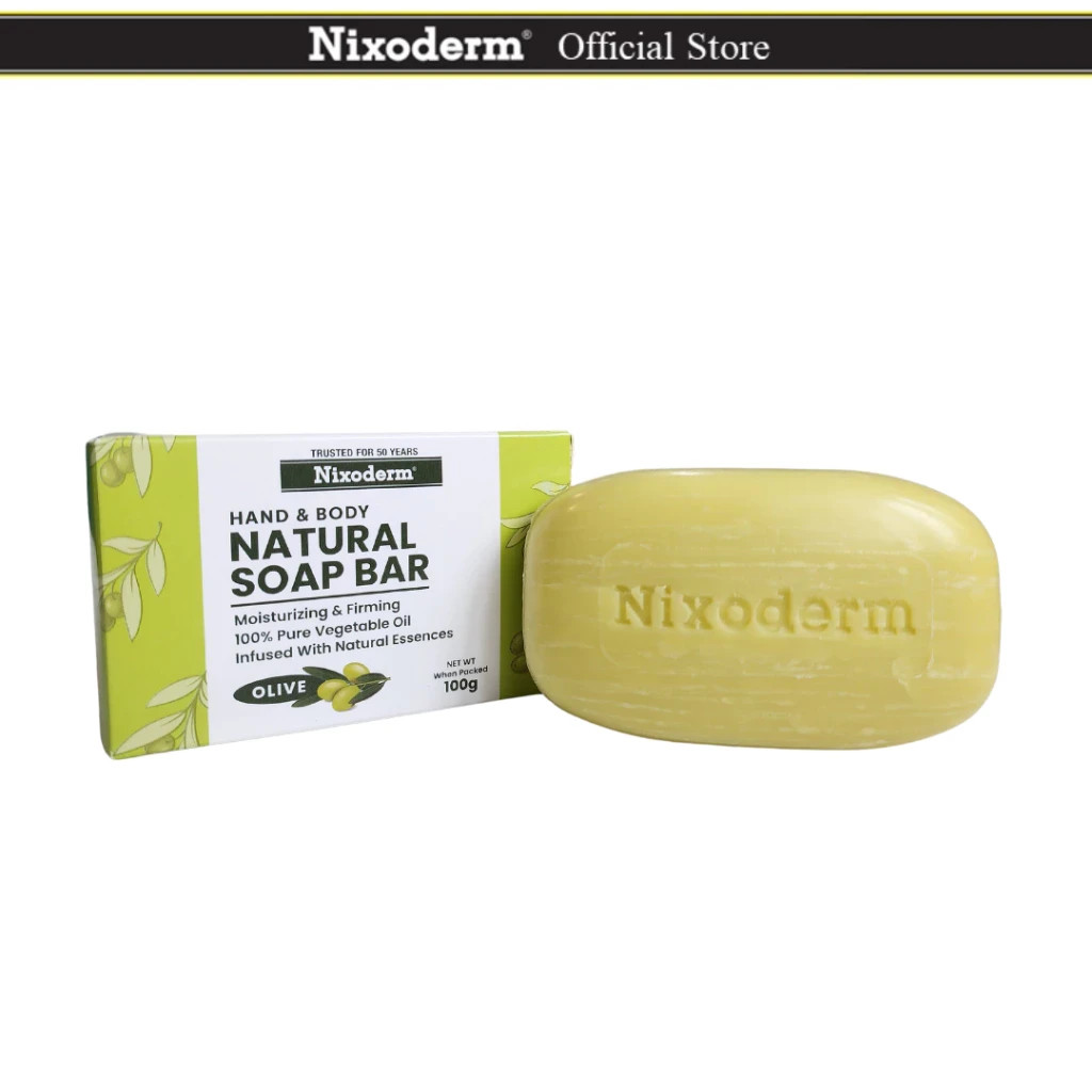 Nixoderm Natural Soap Bar 100g Lavender Sandalwood Olive All Skin Type Vitamin E