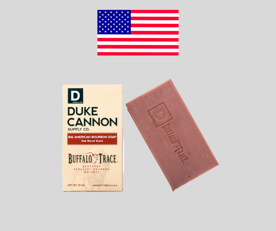 Duke Cannon Big American Buffalo Trace Bourbon Soap Men 10oz Benefits Vets Lot 4