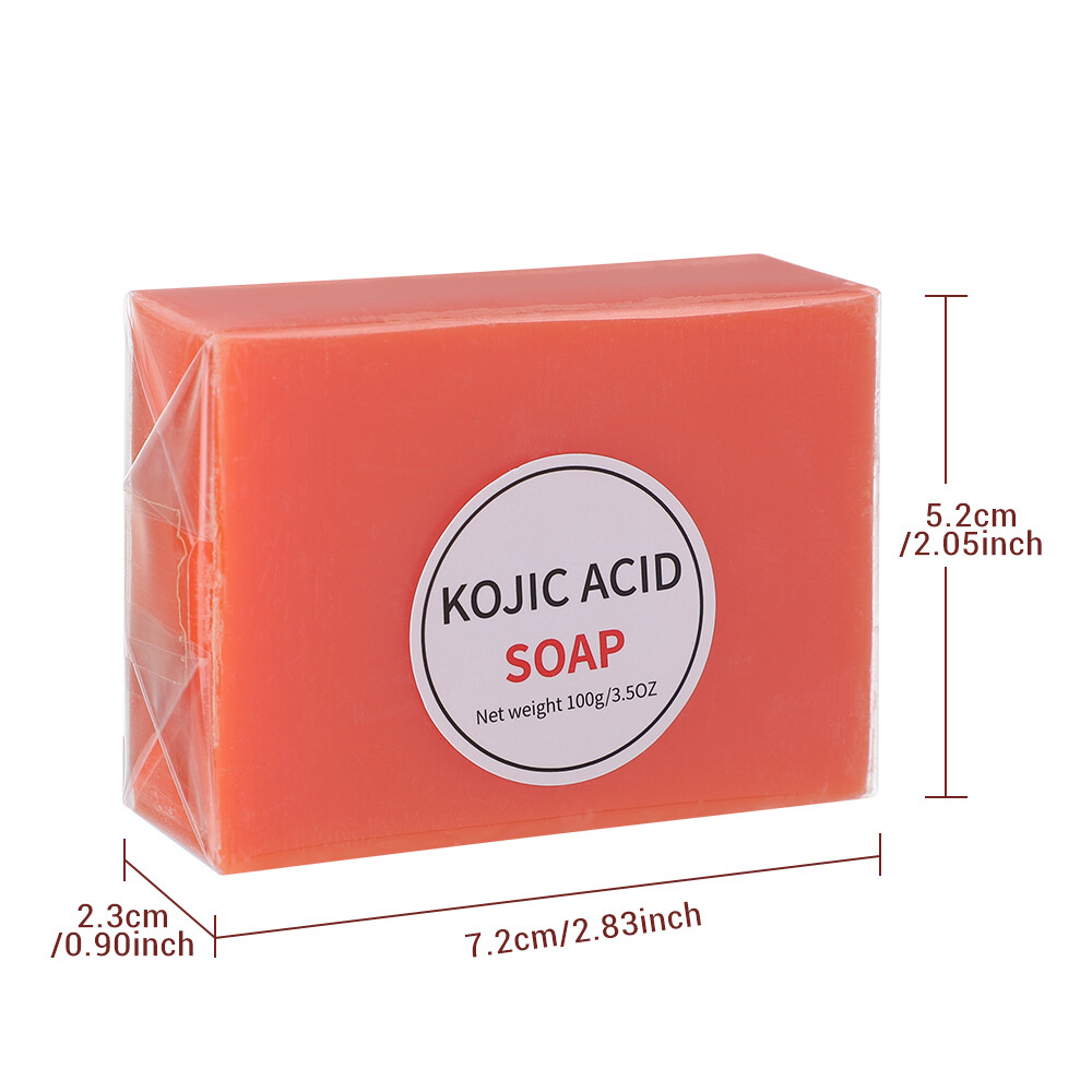 5/2X Kojic Acid Soap Dark Skin Clean Whitening Bleaching Lightening Brightening