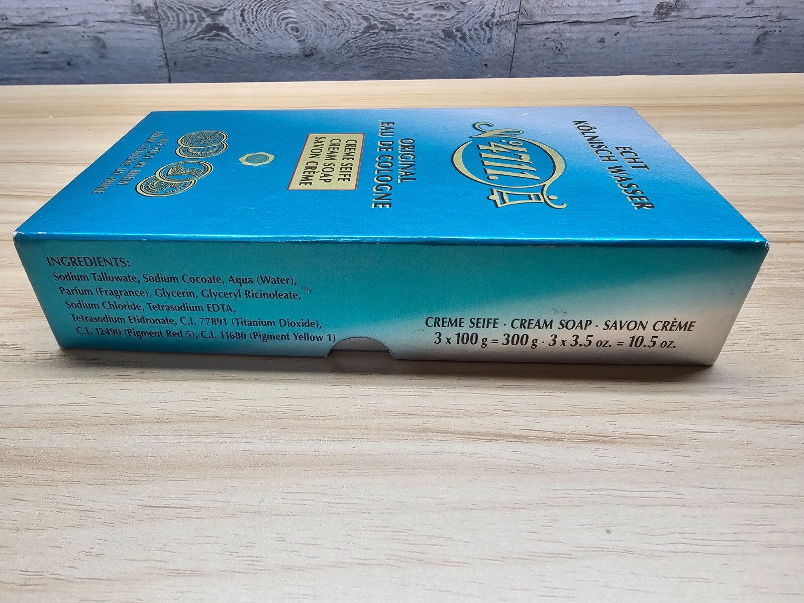 4711 EAU DE COLOGNE CREME SOAP – 2-3.5 OZ CREME SOAP & 1-3.5 OZ TOSCA SOAP