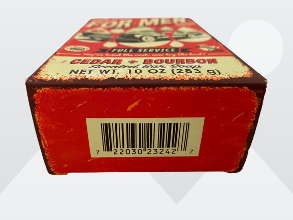 San Francisco Soap Company Men’s Cedar & Bourbon 10 oz. Scented Bar Soap Boxed
