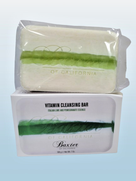 BAXTER VITAMIN CLEANSING BAR ITALIAN LIME AND POMEGRANATE ESSENCE 7 OZ NWB 2PCS