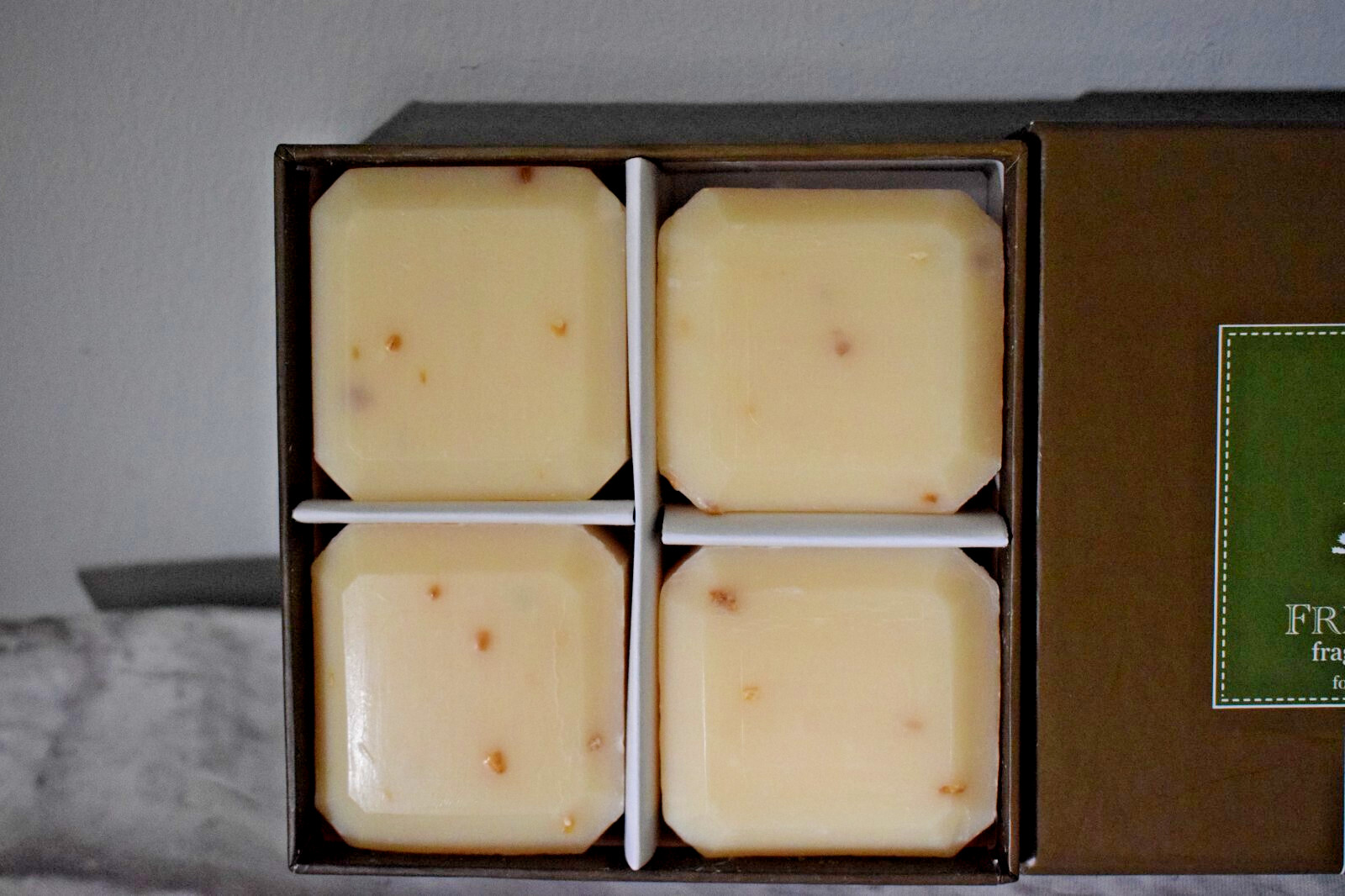 Lady Primrose Fresh Cut Fragranced Soap 4 Three Oz. Bars in Box French Milled