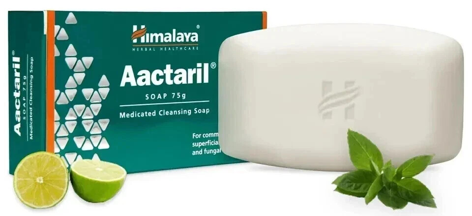 Himalaya Herbals Aactaril Soap – Pack of 3 x 75g | Medicated Cleansing Soap |