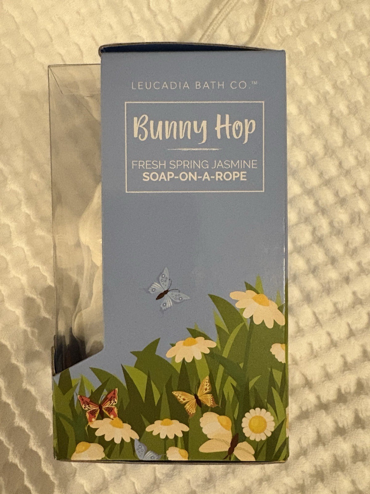Leucadia Bath Co. Easter Bunny Soap-On-A-Rope Fresh Spring Jasmine EASTER GIFT