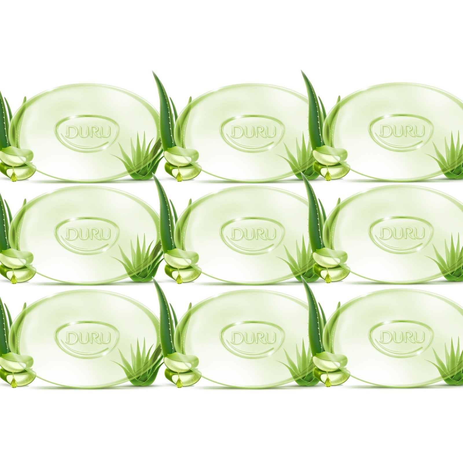 Aloe Vera Glycerin Soap – Vegan Transparent Cleansing Bar for Sensitive Skin – 9