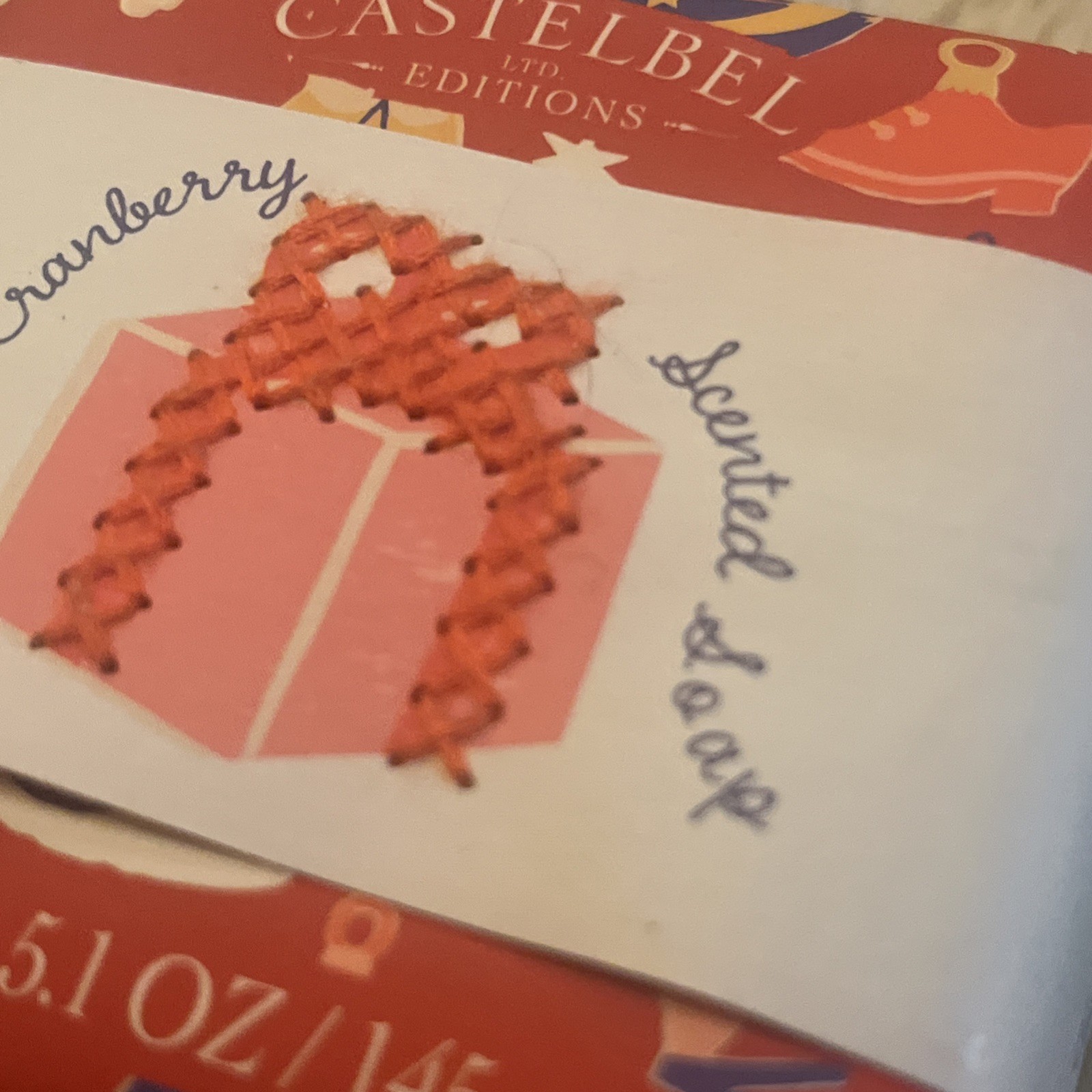 Castelbel Ltd Editions Orange Cranberry Fragranced Bar Soap 5.1oz Holiday