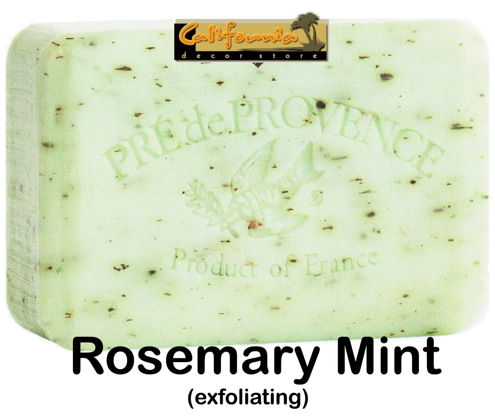 Pre de Provence ROSEMARY MINT Case 12 x 250 Gram French Soap Bath Shower Bars XL