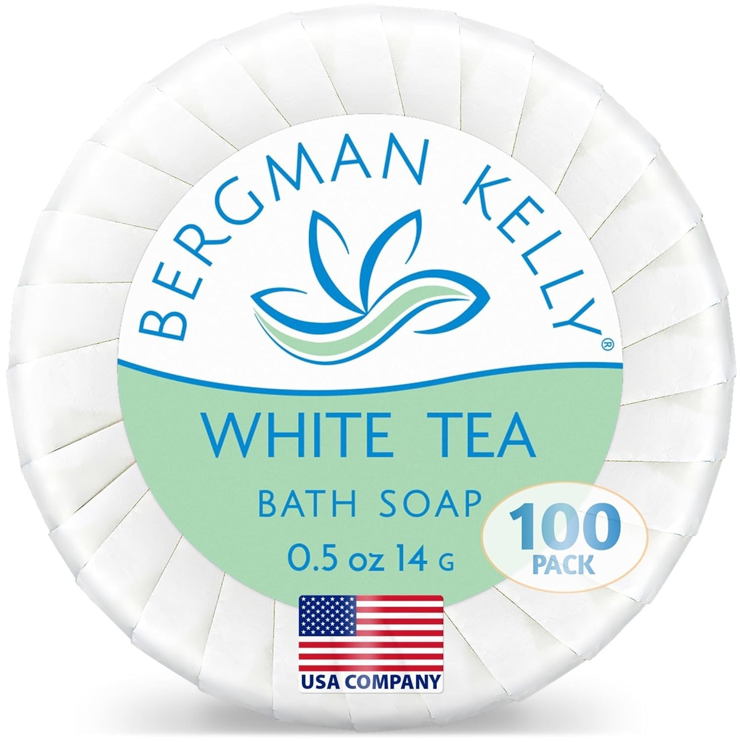 Hotel Soap Bars – White Tea, 0.5 oz, 100 PK – Travel Size Luxury Bulk Ameniti…