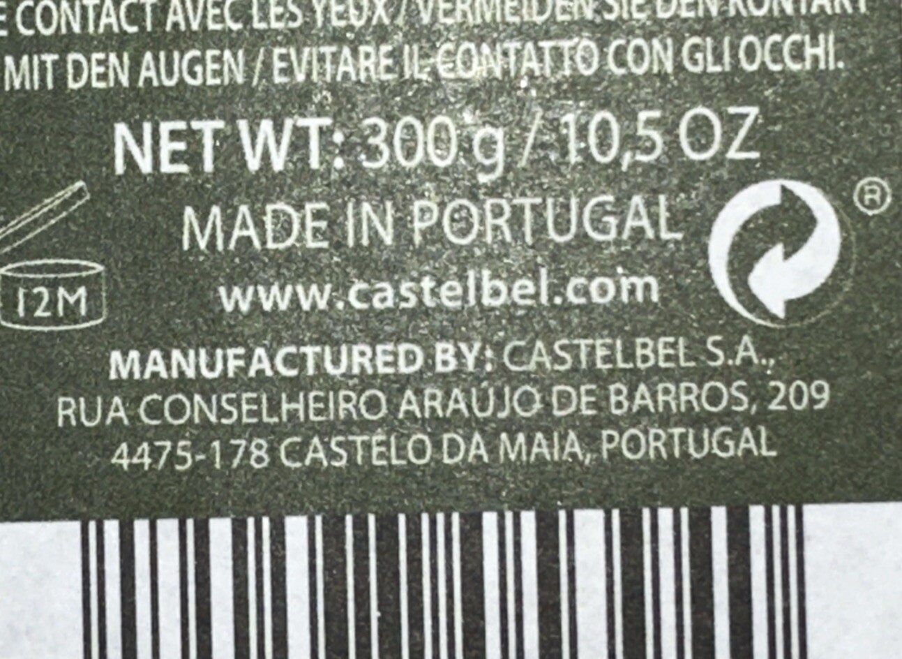 CASTELBEL 🇵🇹LEMON 🍋 VERBENA Fragranced Soap Bars 2-10.5.oz