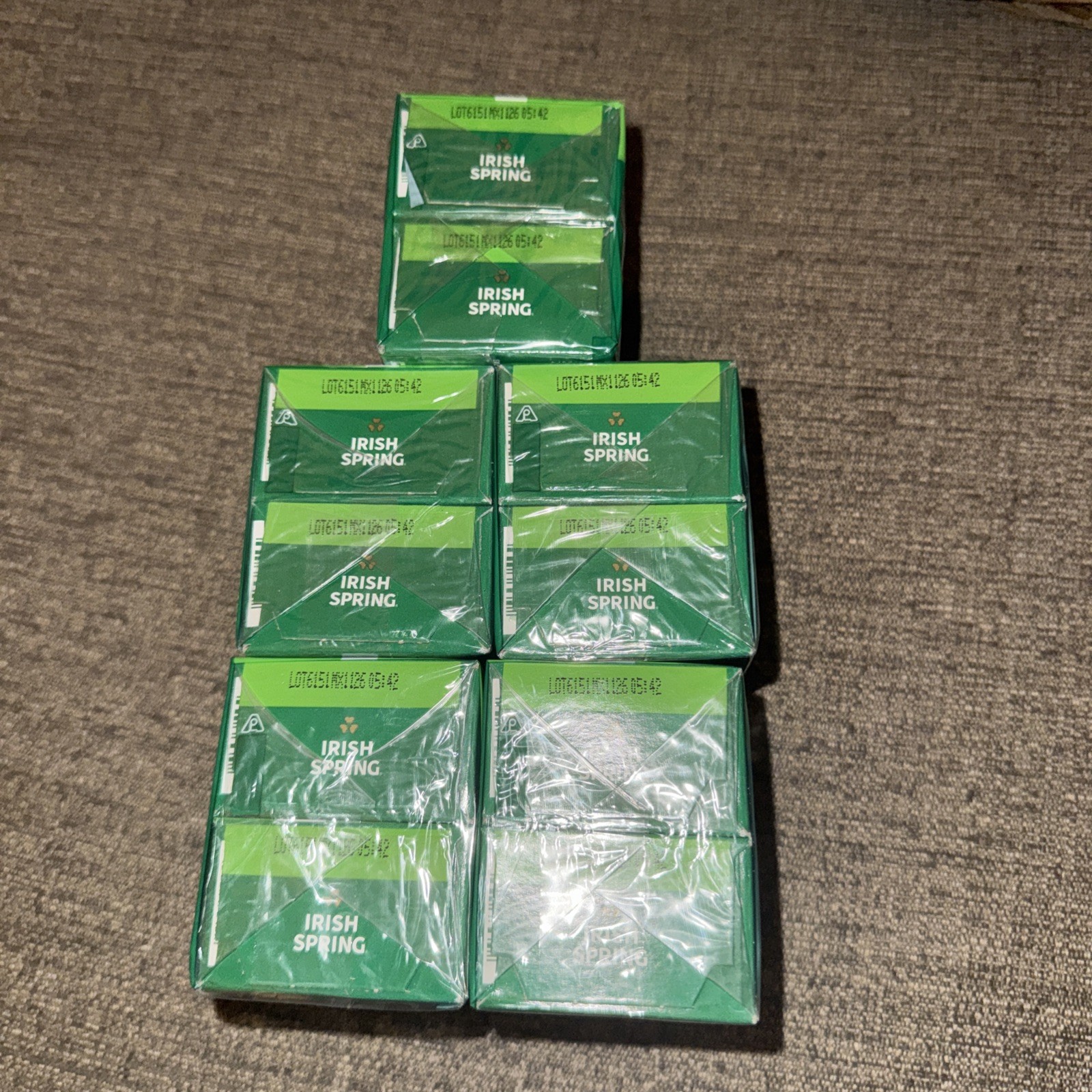 Lot Of 5 Packs Irish Spring Classic Original Clean Bar Soap 10 Bars 3.2 Oz Each
