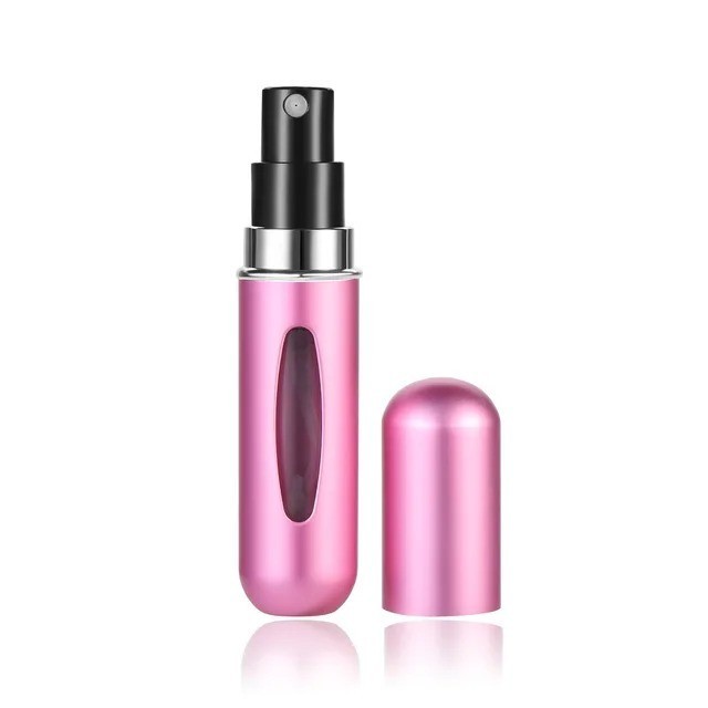 10Pcs Mini Refillable Travel Portable Perfume Atomizer Bottles Spray Pump Case