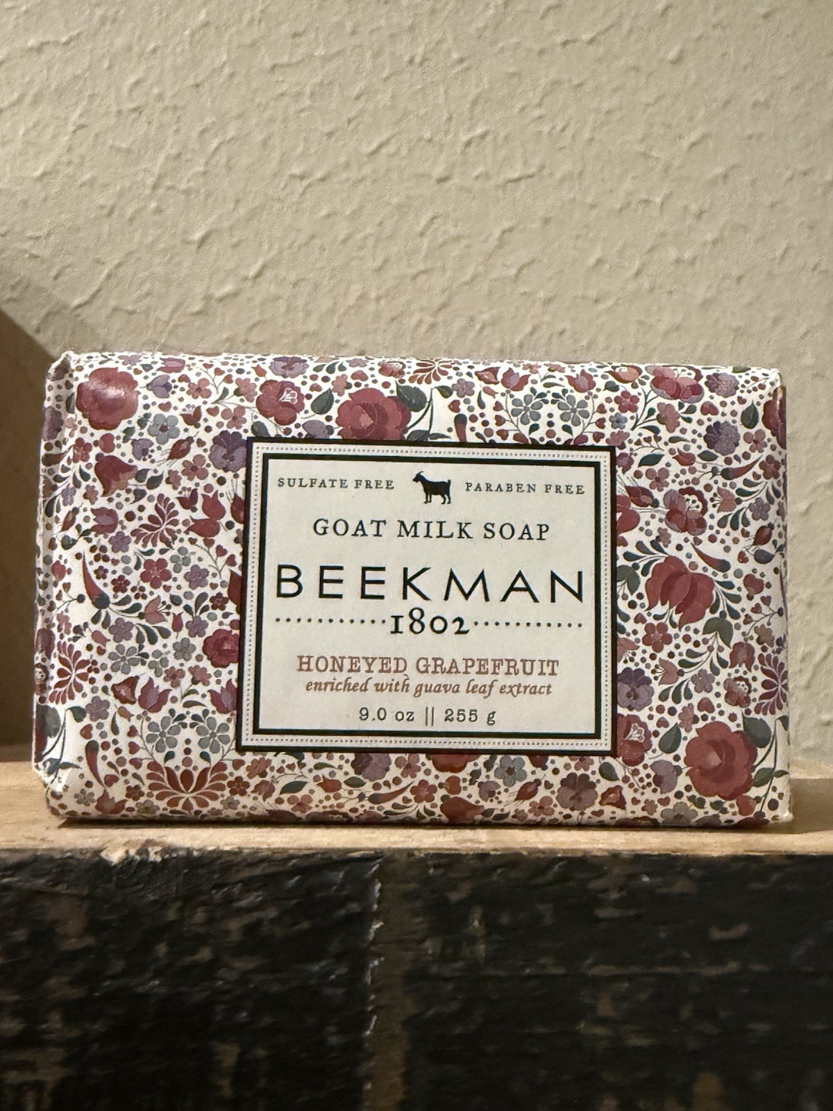 Beekman 1802 Goat Milk Soap Bar Honey Grapefruit Honeyed 9oz