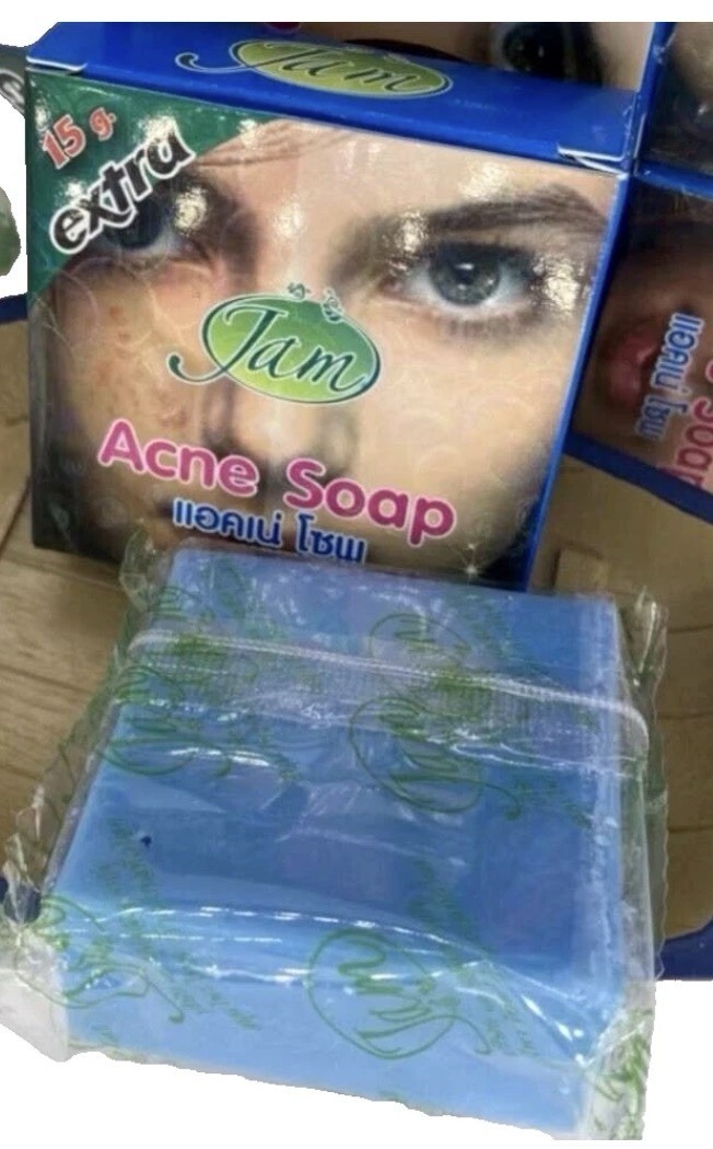 JAM Acne Soap Clear Skin Smooth Face Body Dark Spots 65g x 6