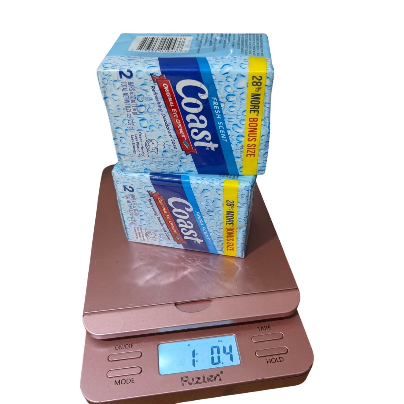 4 Coast Deodorant Soap Bar Fresh Scent Original Eye Opener 4.12 oz Each Sealed
