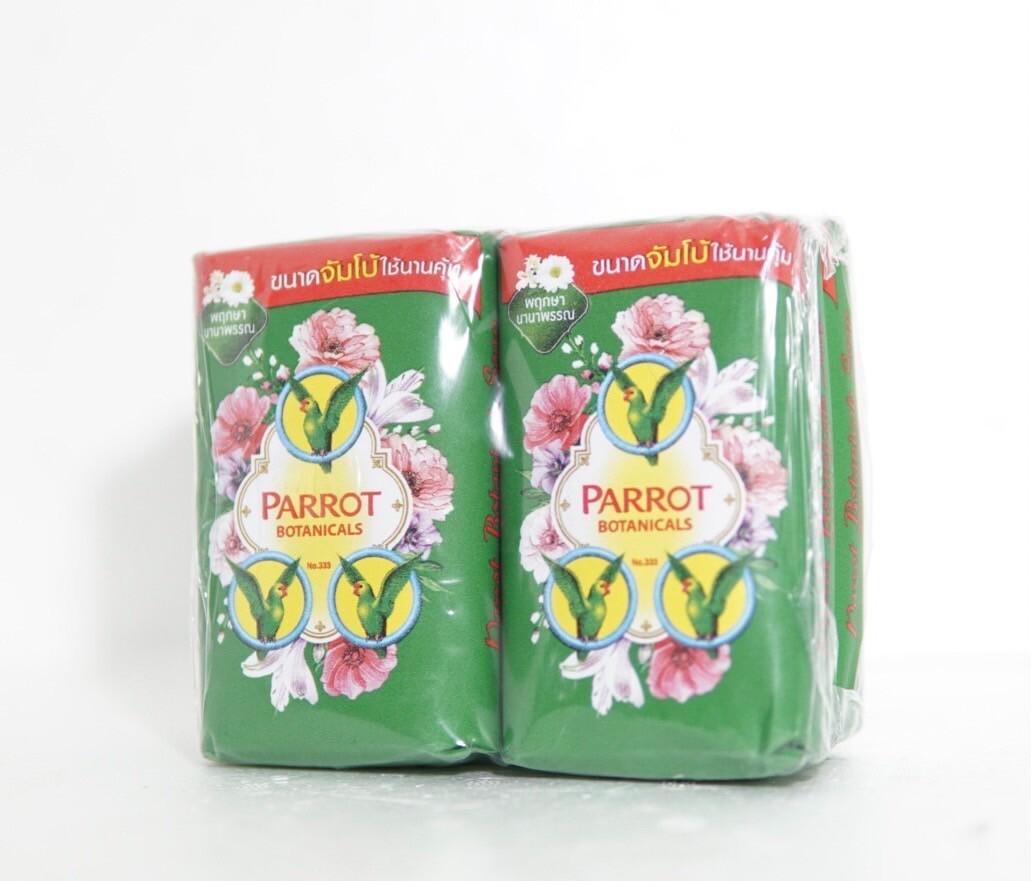 Parrot Botanical Soap, THAI ORIGINAL SOAP, The scent of various perfumed flora.