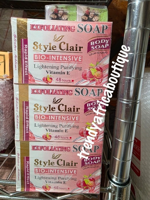 2 Soap Sale: Style Clair Lightening Purifying Vitamin E BODY SOAP 125g X 2