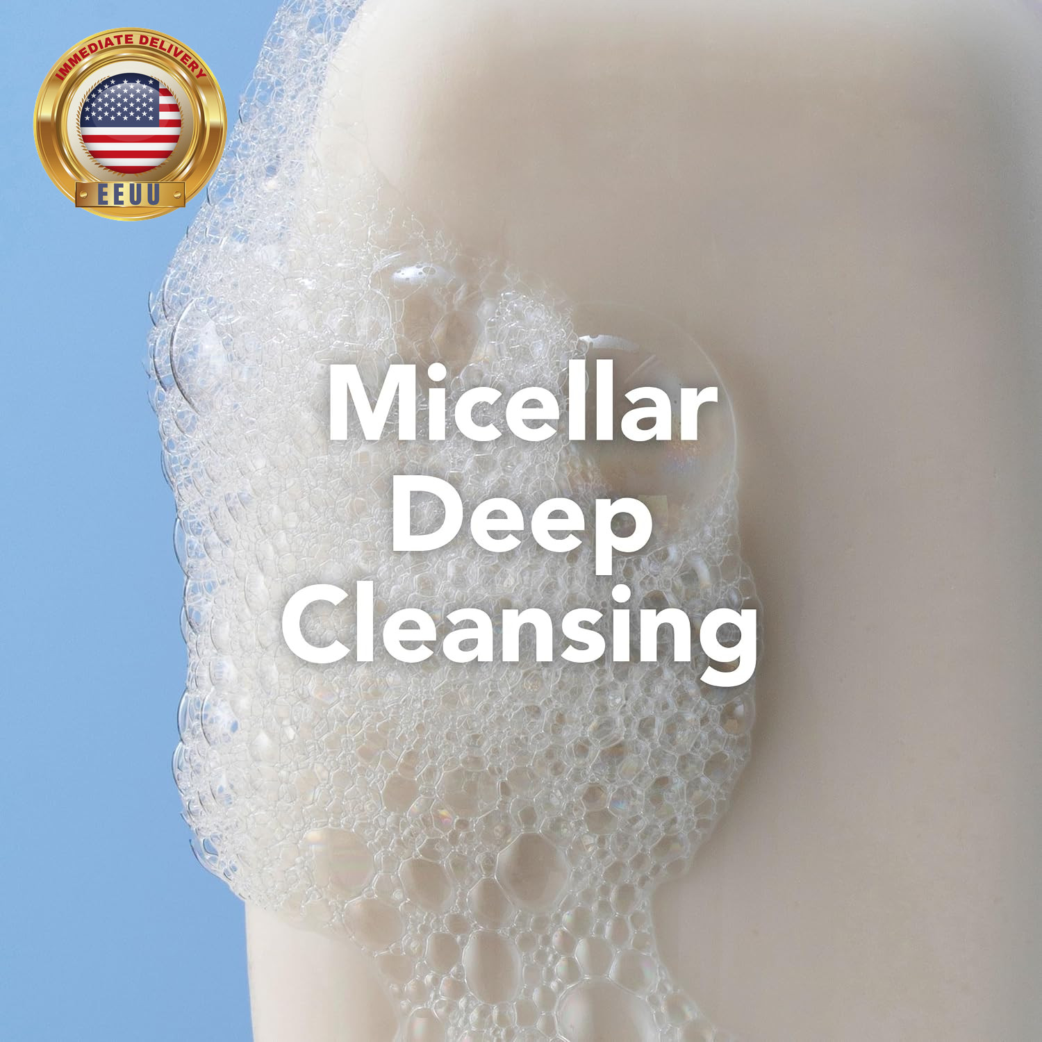 Micellar Deep Cleansing Bath Bar Soap, Washes Away 99 Percent of Bacteria, Leave