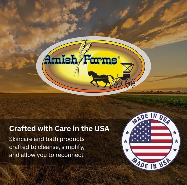 Amish Farms NatureClean Fragrance-Free Moisturizing Bar Soap Coconut Shea
