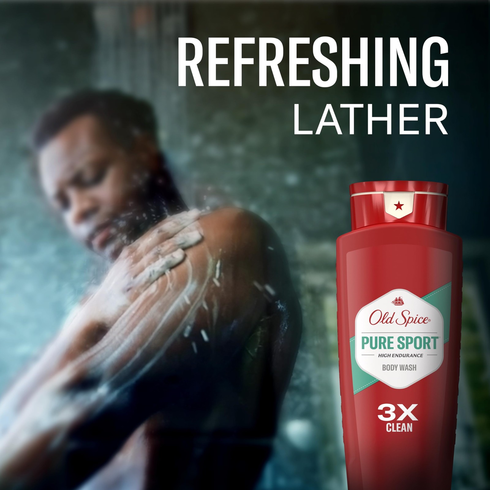 Old Spice Refreshing Body Wash for Men, High Endurance, 24 Fl Oz (Pack of 2)