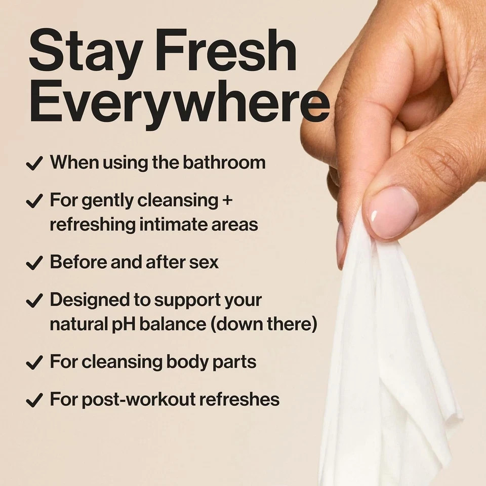 The Honest Company Flushable Wipes for 42 Count (Pack of 8), Tropical Leaves