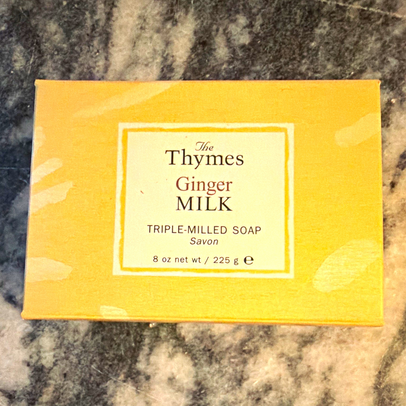 Thymes Ginger Milk Triple-Milled Soap Bar Ginger milk Scent 8 oz HTF