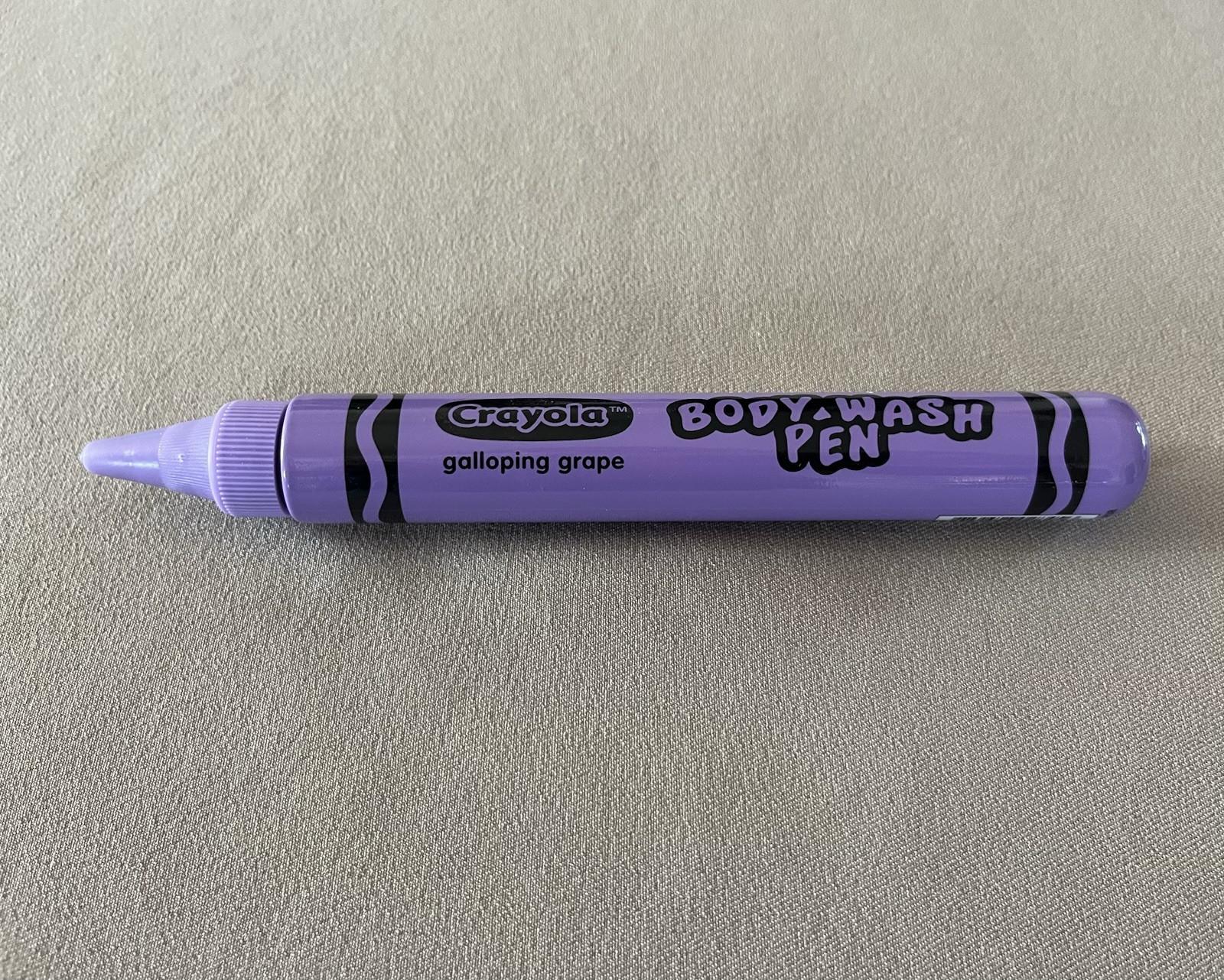 1.9 Oz Crayola Bathtub Body Wash Pen In Galloping Grape Purple, For Ages 3+, New