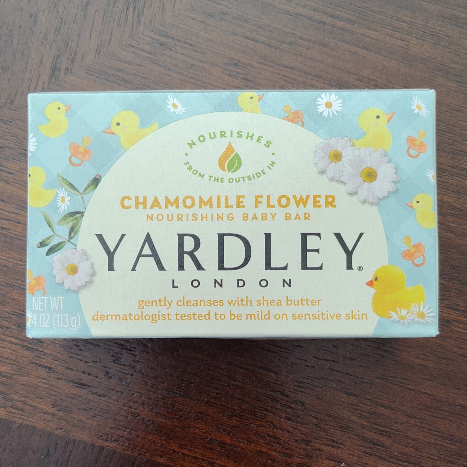 Yardley London Nourishing Baby Bar Soap Chamomile 4 oz Paraben-Free