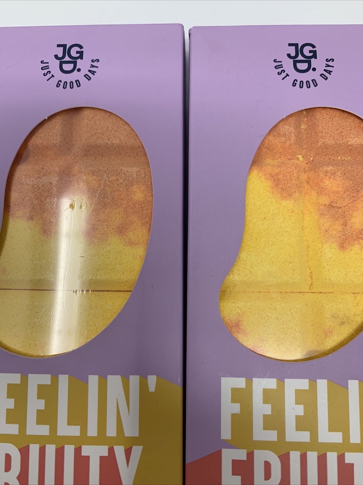 Feelin’ Fruity Mango Ylang Ylang Vanilla Lily Bath Bomb Bar 7.5 oz Pack of 2