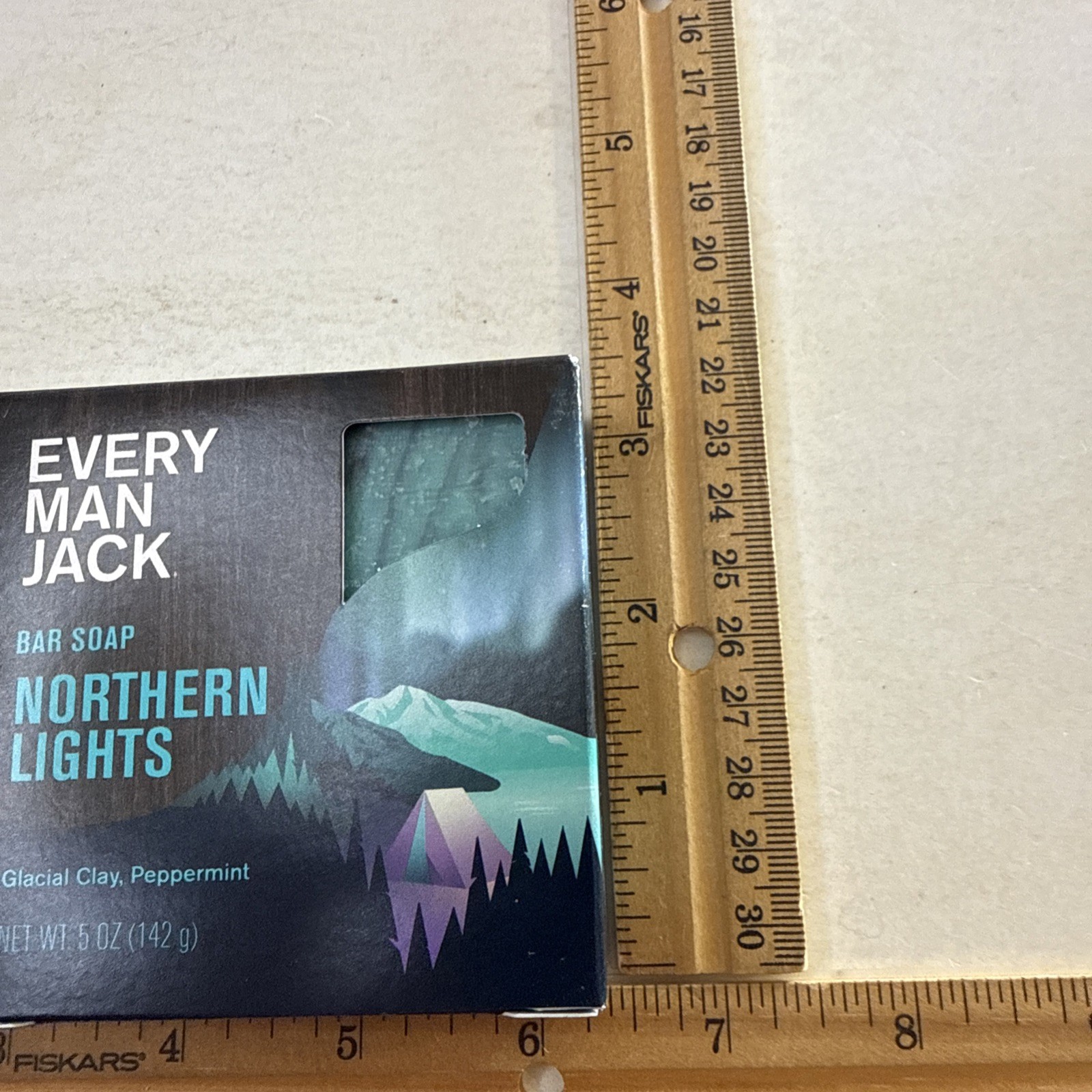 2x Every Man Jack NORTHERN LIGHTS Bar Soap Glacial Clay Peppermint Masculine Lot