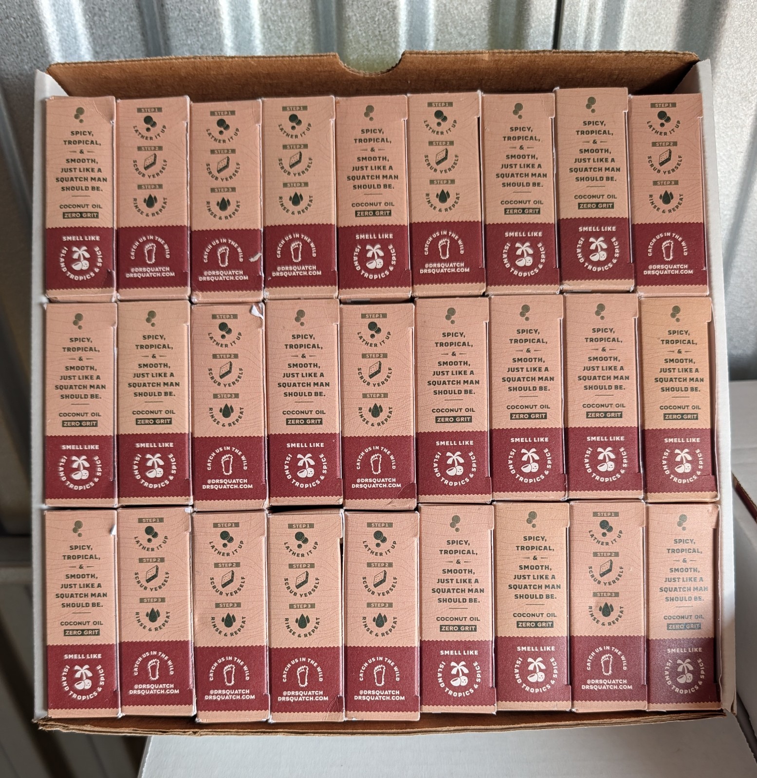 Lot of 27 Dr. Squatch Bar Soap 14 Bay Rum 13 Wood Barrel Bourbon