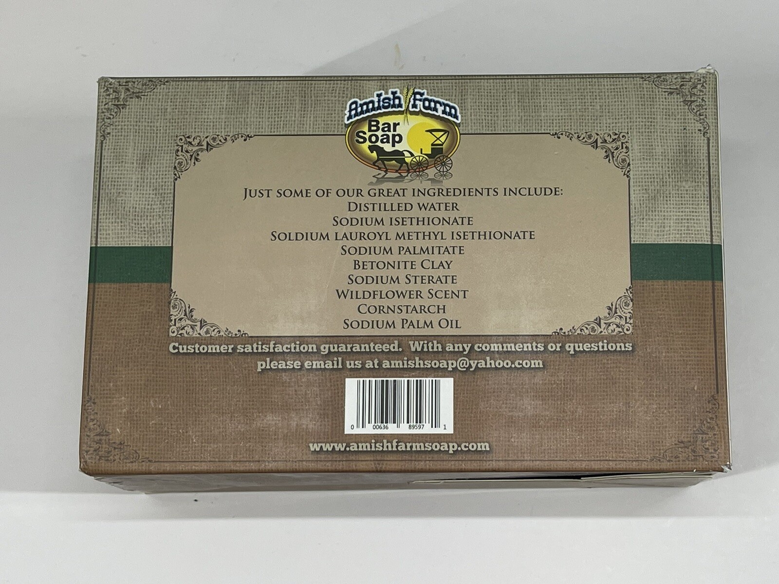 Amish Farms Quality Handmade World’s Best Bar Soap 5 bars 6oz Huge Variety Pkg