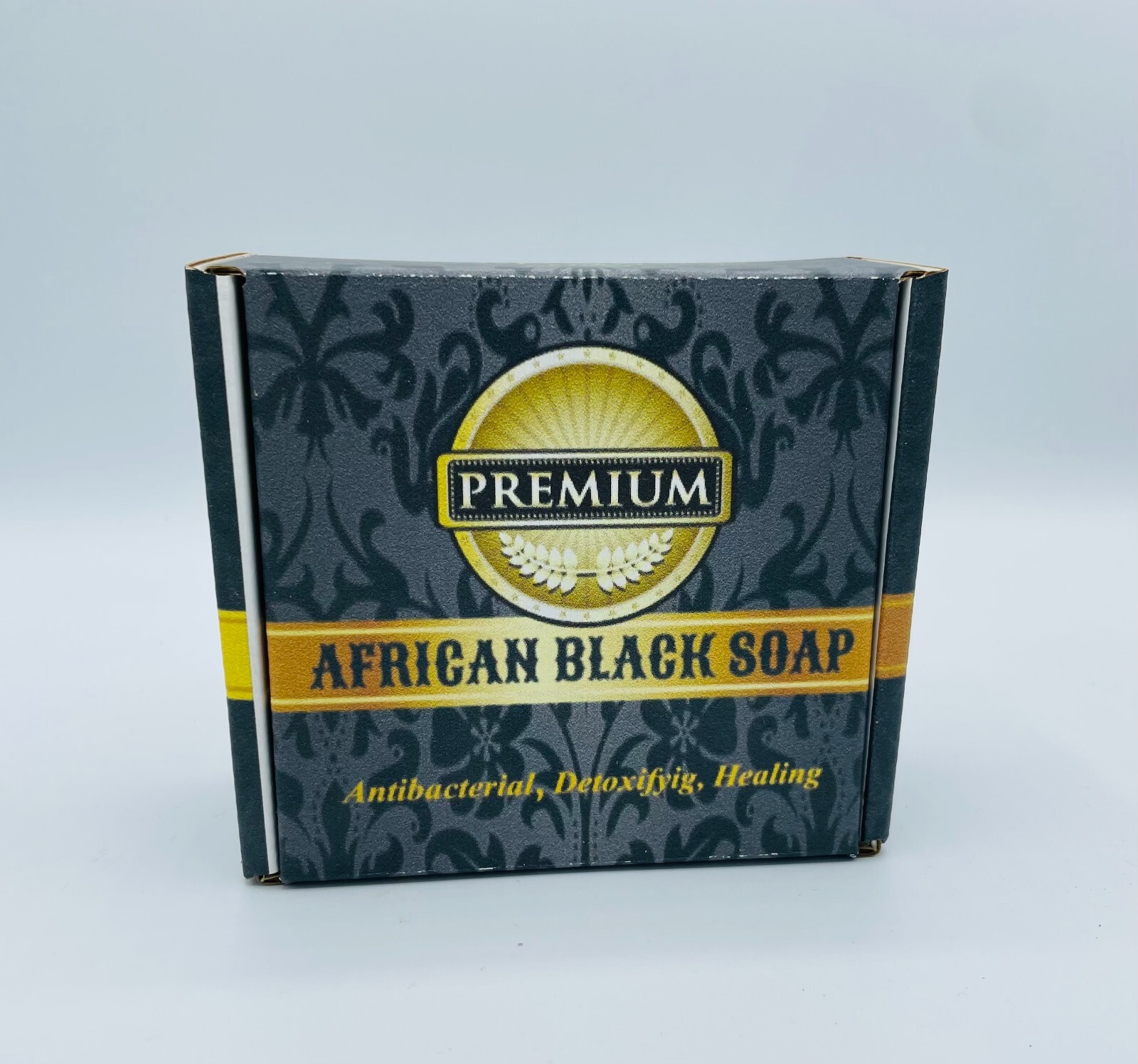 1 lb Raw African Black Soap Organic Bar From Ghana Bulk Face Acne Body Wash