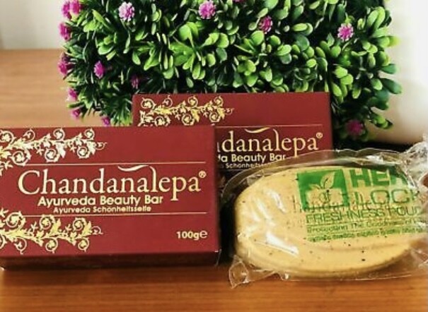100% Natural Herbal Chandanalepa Aurvedic Soap Free Shipping For Glowing Skin
