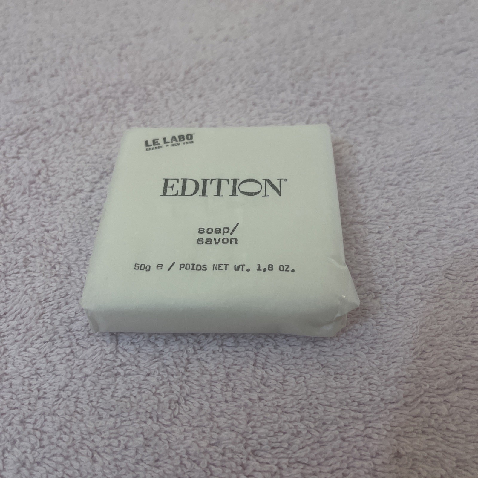 Le Labo Grasse New York Edition Hotel Soap, Body Bar 1.8 Oz New Sealed