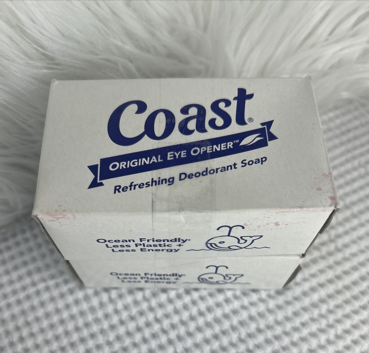 (2) Coast Deodorant Bath Soap Original Eye Opener Scent No Parabens Packs 3.2 oz