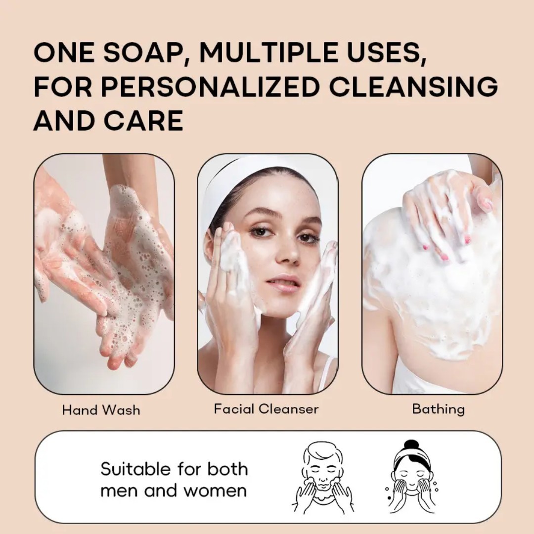 2pcs Ginger Soap Bar, Darkspots Face and Body Soap, 100g [USA Stock]