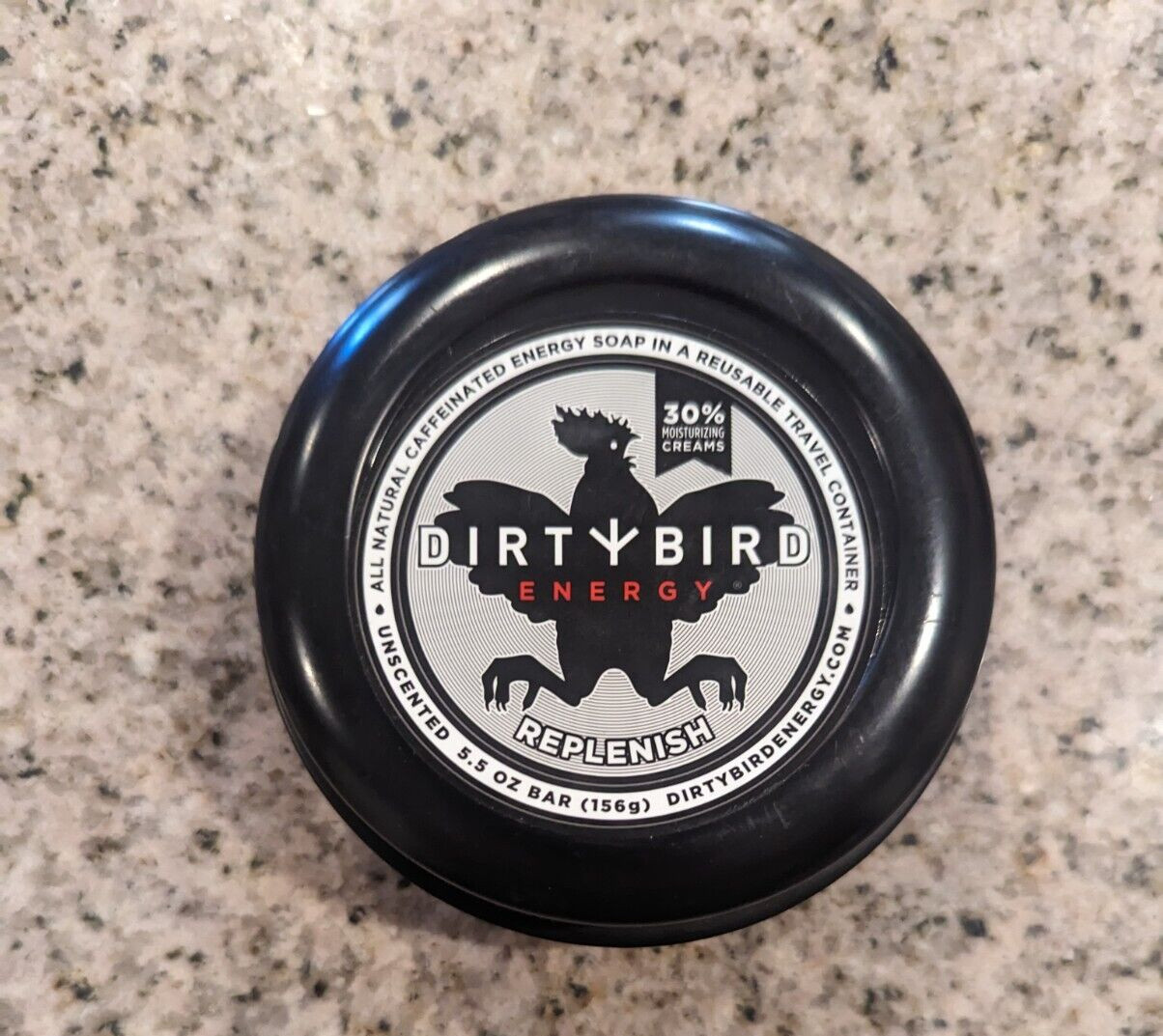 Dirty Bird Energy Replenish Caffeinated Soap UNSCENTED Dirtybird 5.5 oz bar
