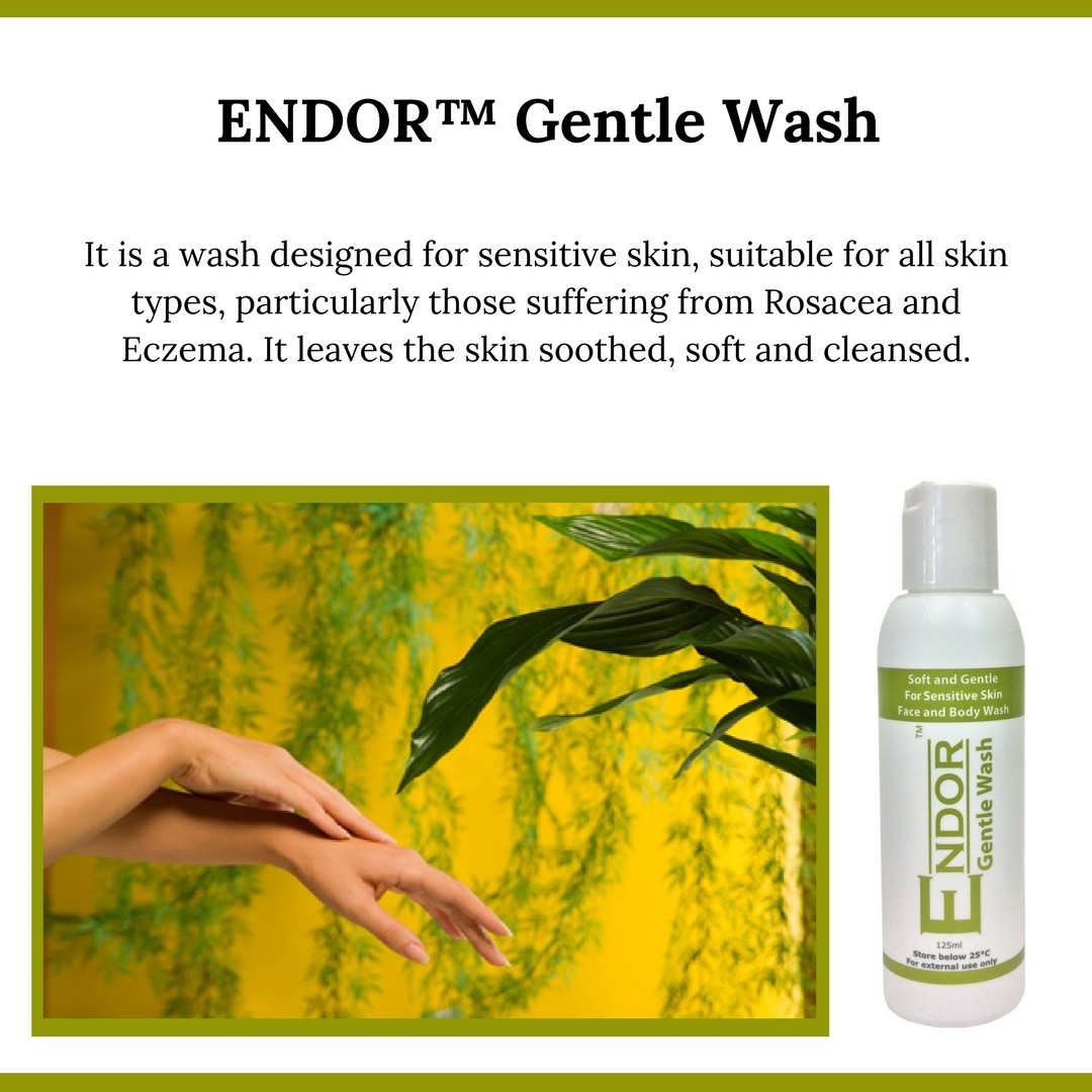 Gentle wash for sensitive skin. Suitable face and all over body.