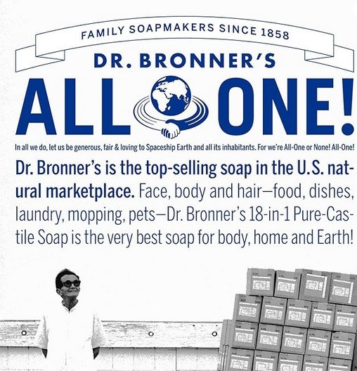 Dr. Bronner’s All-Pure Castile Magic Bar Soap Peppermint 5 oz 3 Pack BRAND NEW